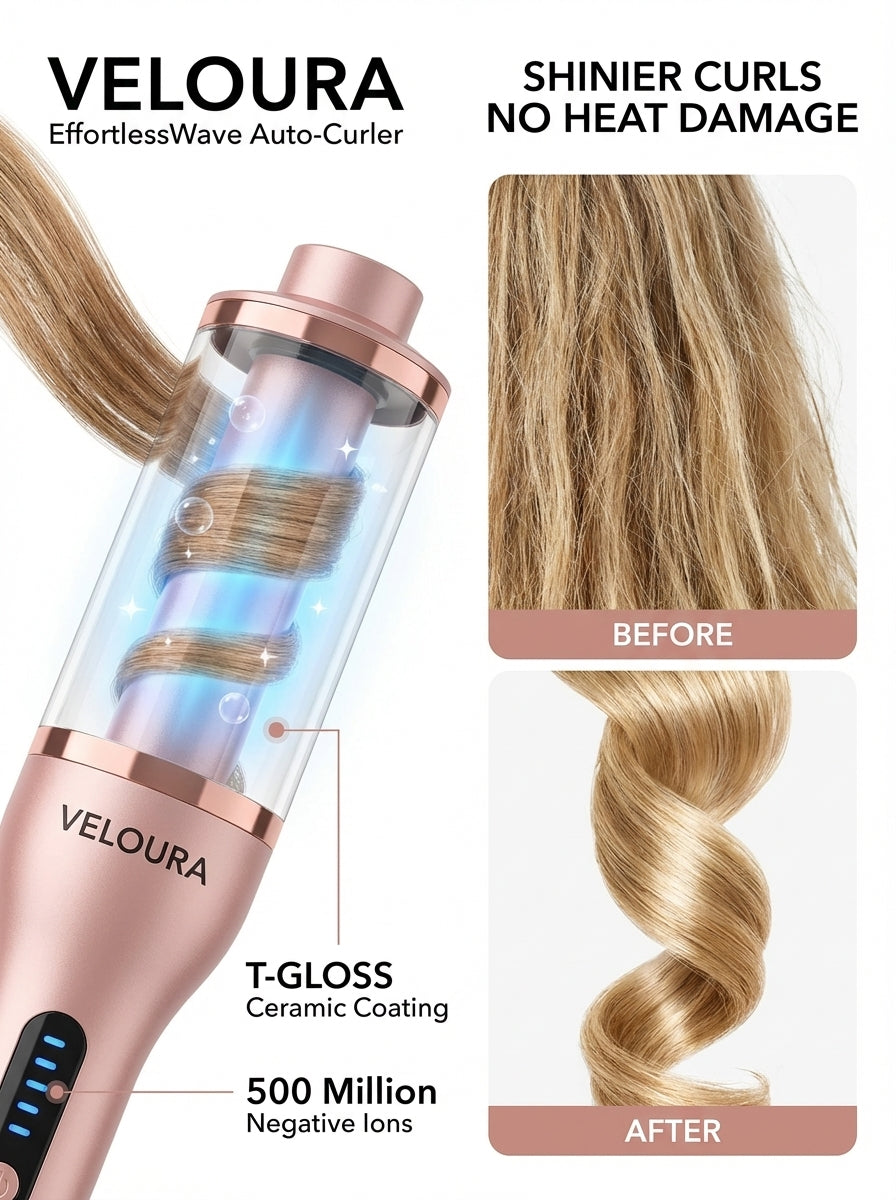 Veloura Pro — Finally, Salon Curls Without the Tangling, Burning, or Arm Fatigue