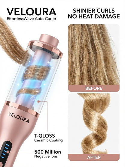 Veloura Pro — Finally, Salon Curls Without the Tangling, Burning, or Arm Fatigue