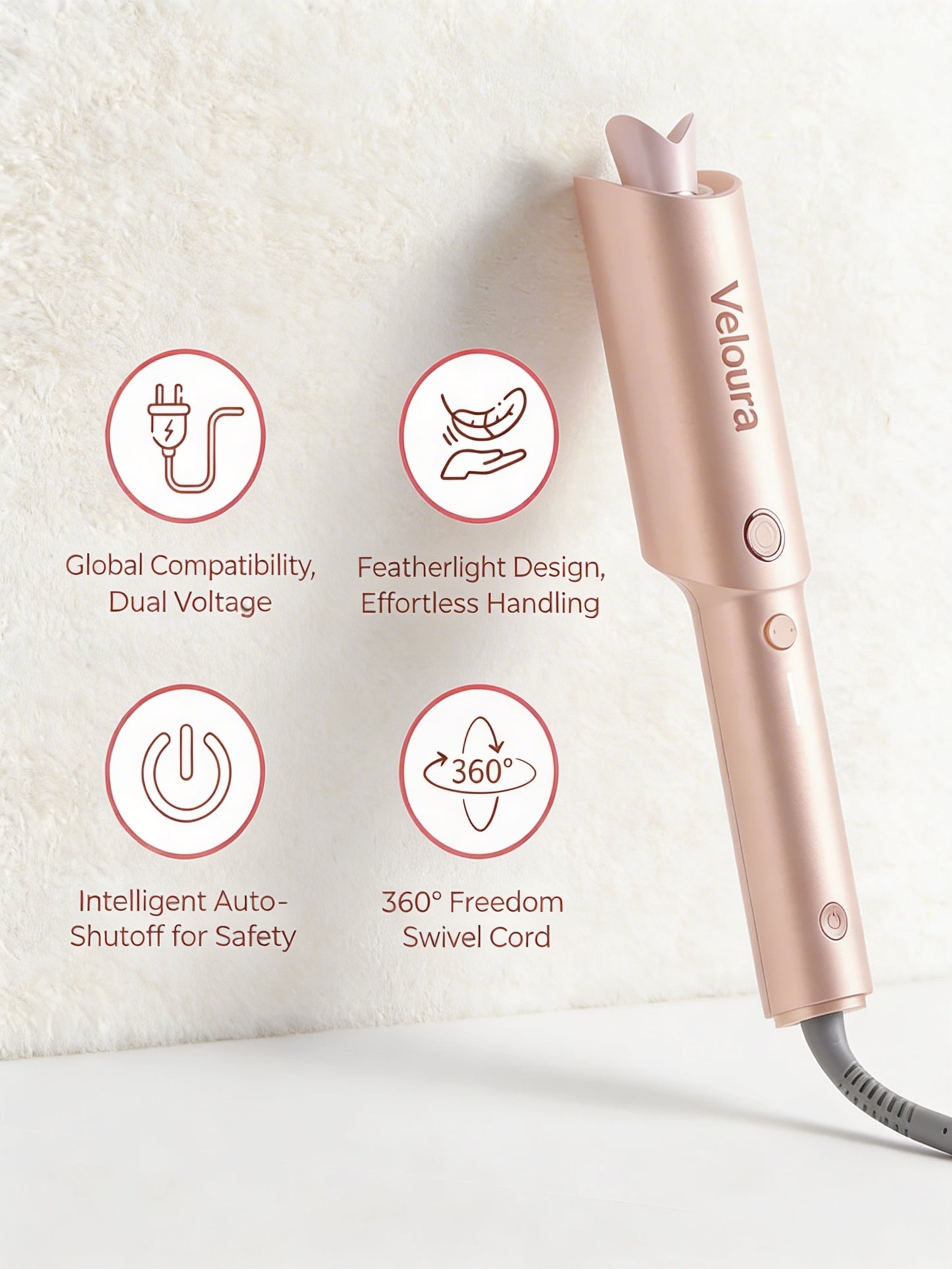 Veloura Pro — Finally, Salon Curls Without the Tangling, Burning, or Arm Fatigue
