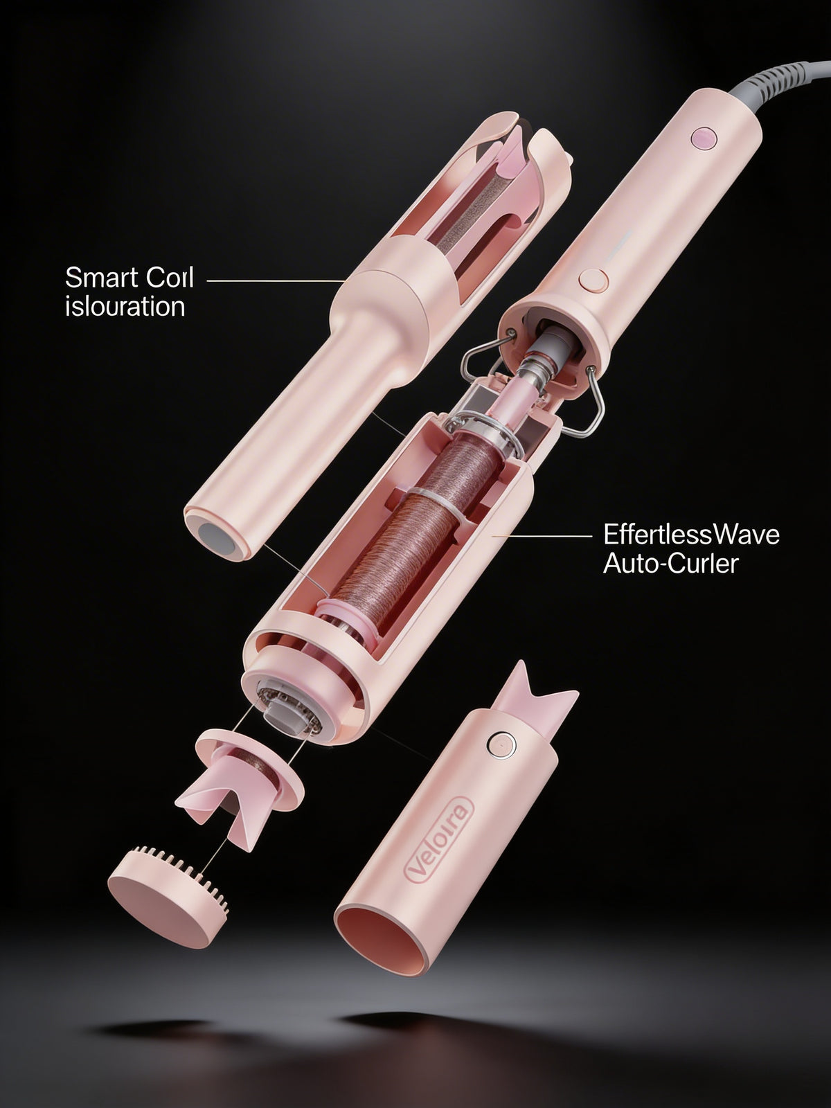 Veloura Pro — Finally, Salon Curls Without the Tangling, Burning, or Arm Fatigue